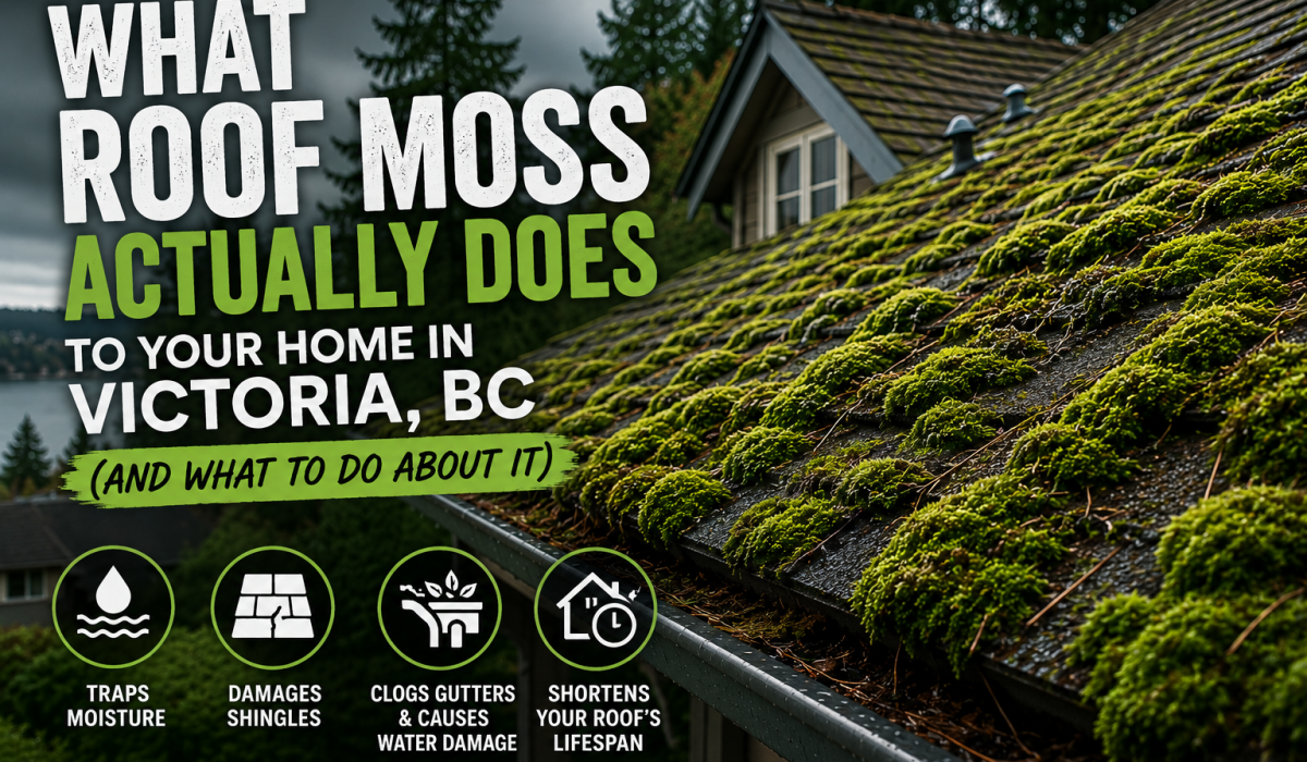 What Roof Moss Actually Does to Your Home in Victoria, BC