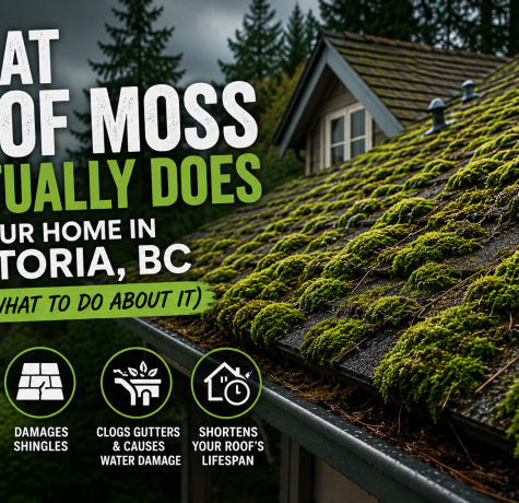 What Roof Moss Actually Does to Your Home in Victoria, BC