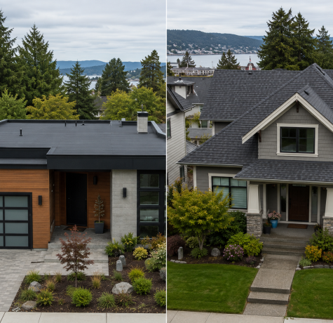 Flat Roof vs. Sloped Roof: Which Is Right for Your Victoria Home?