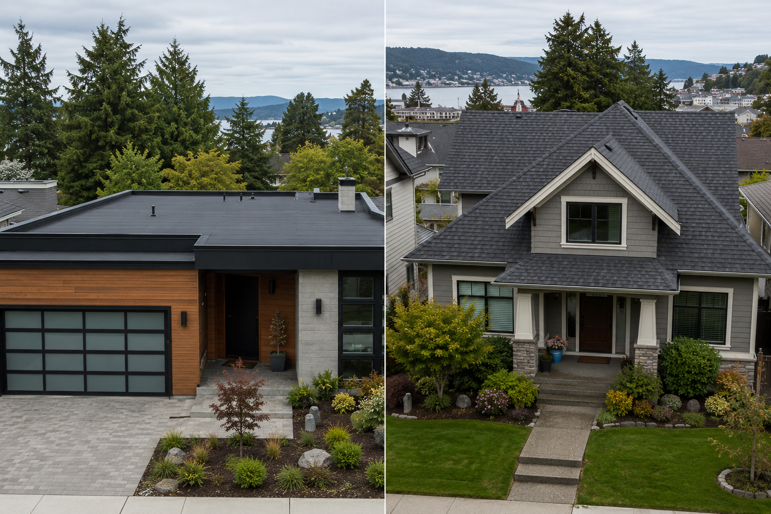 Flat Roof vs. Sloped Roof: Which Is Right for Your Victoria Home?